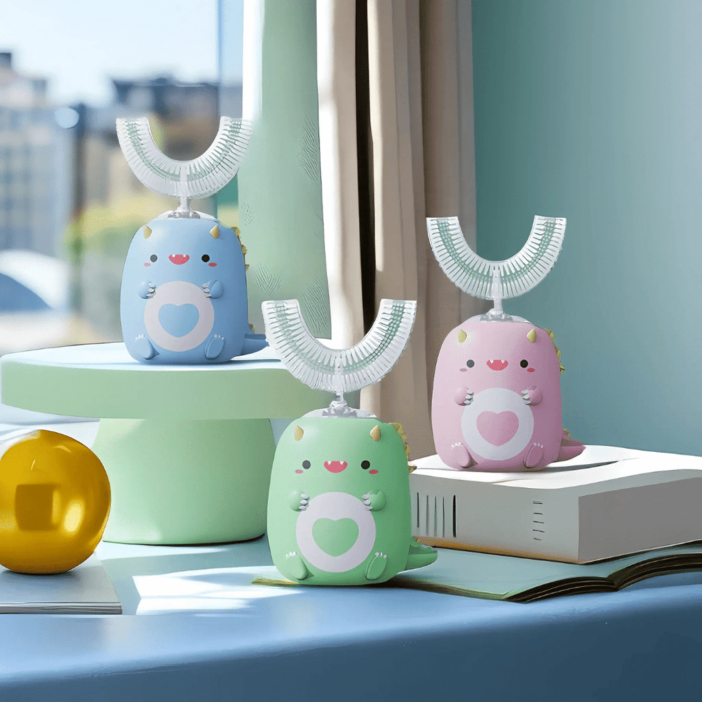 DINO BRUSH – Electric Toothbrush for Kids with 360° Cleaning