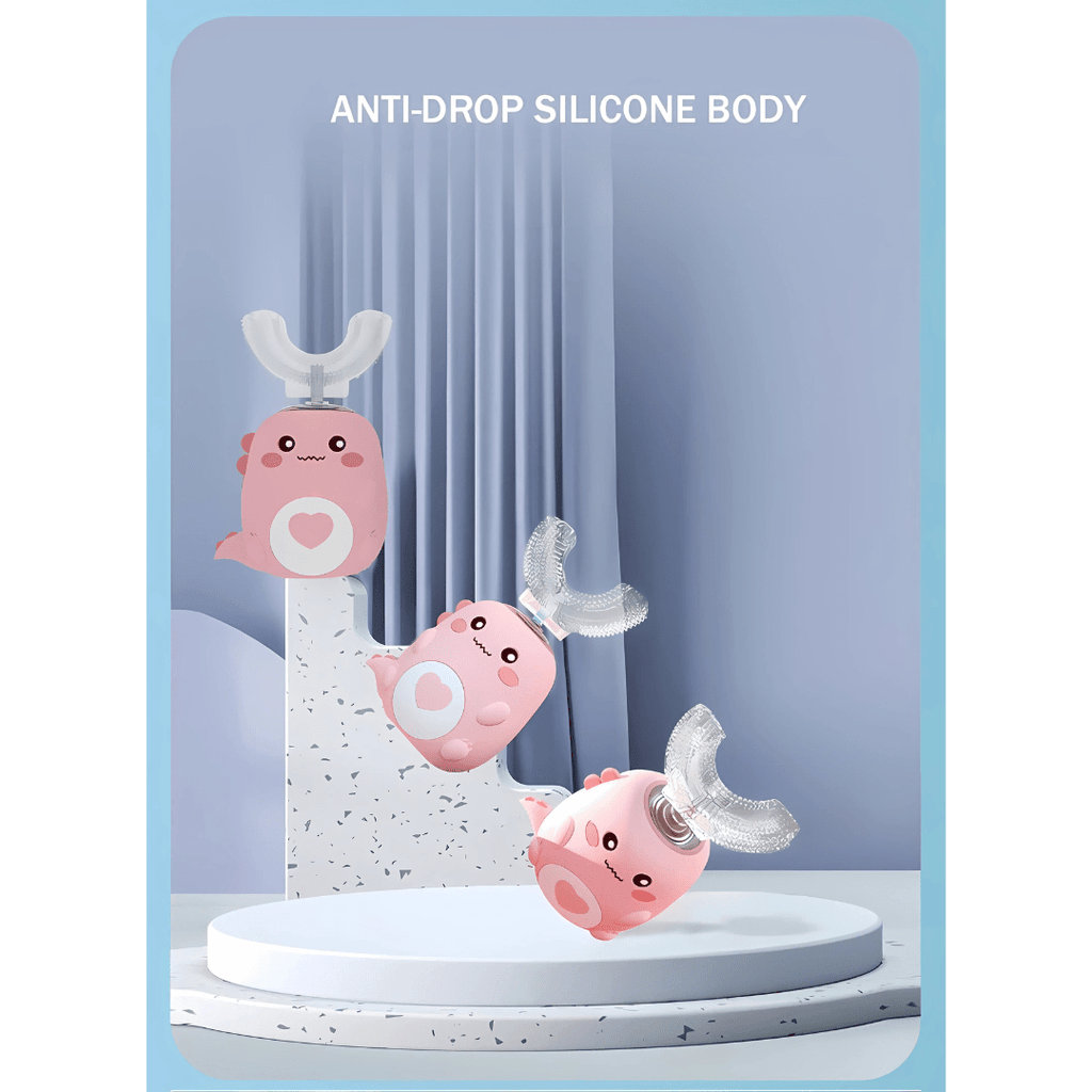 DINO BRUSH – Electric Toothbrush for Kids with 360° Cleaning