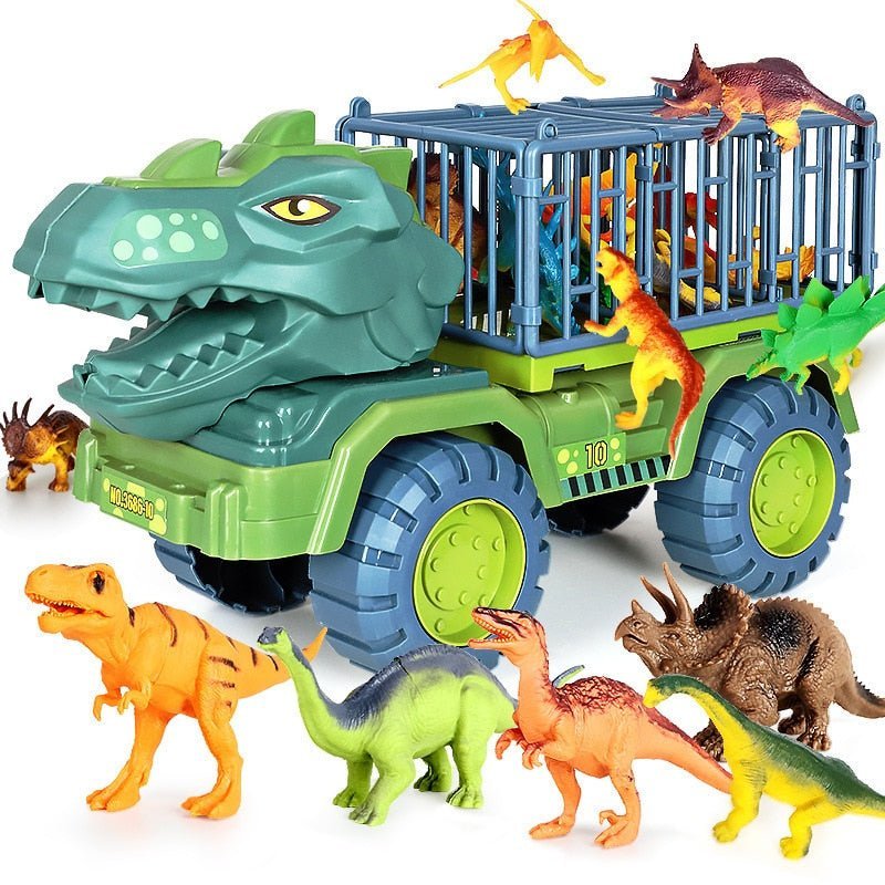 Dinotrek Explorers Set - Jeu de dinosaures et de véhicules pour enfants - Aventure et apprentissage amusants
