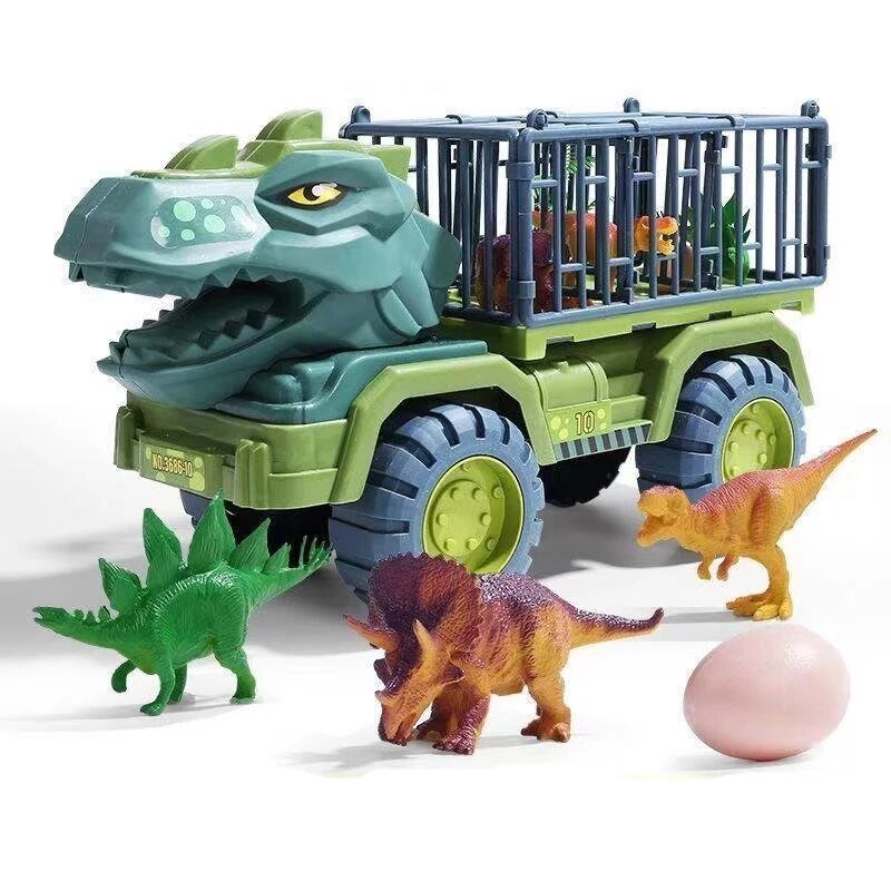 Dinotrek Explorers Set – Dinosaur and Vehicle Play Set for Kids – Adventure and Learning Fun