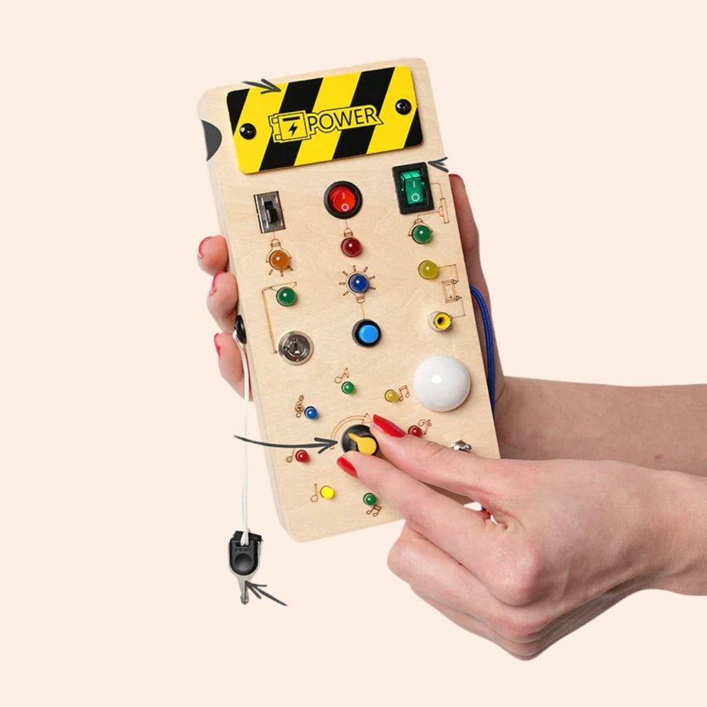 Toddlers Wooden Busy Board 1