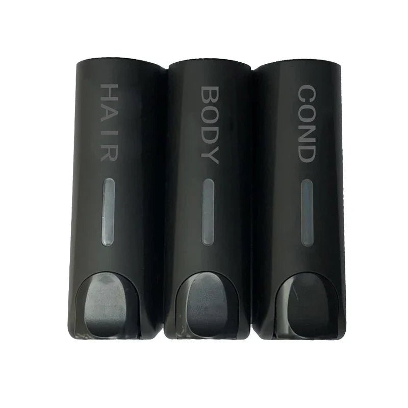 DISPENZA – Dispensador de ducha montado en la pared para almacenamiento limpio y sin desorden