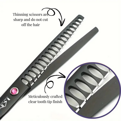 PrecisionPaw – Set de tijeras para el cuidado de mascotas para un recorte preciso del pelaje