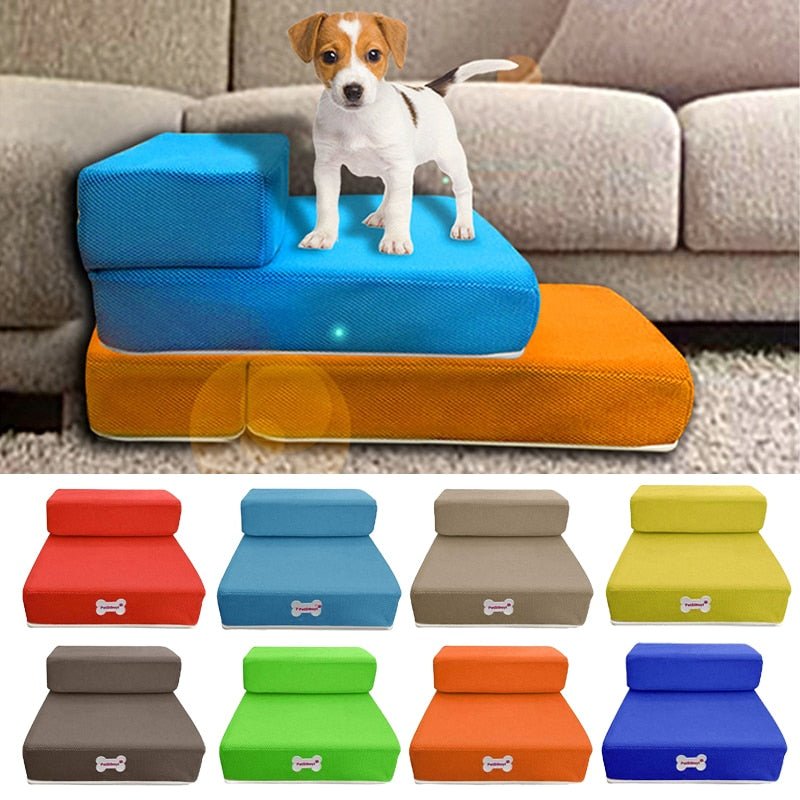  Dogstep Pro - Luxury Dog staircase for safe climbing on couch & bed-5