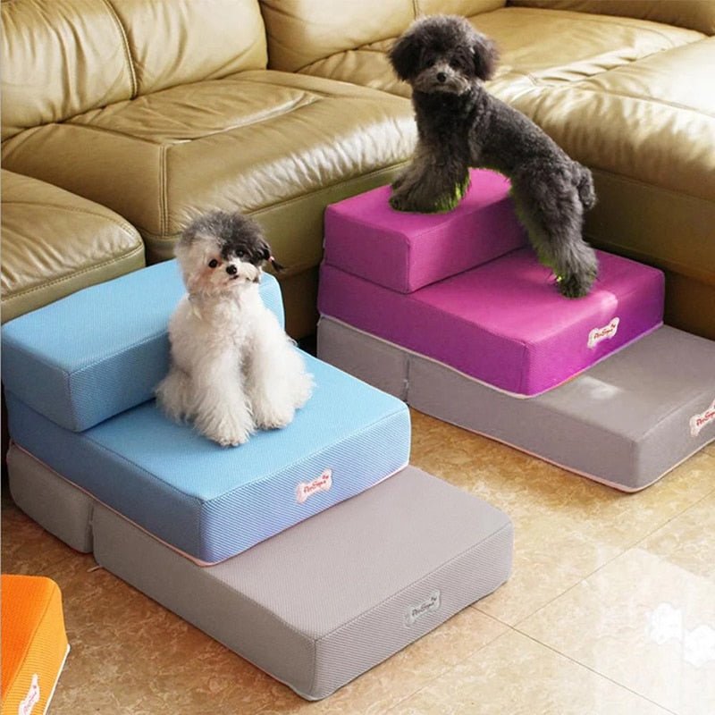  Dogstep Pro - Luxury Dog staircase for safe climbing on couch & bed-3