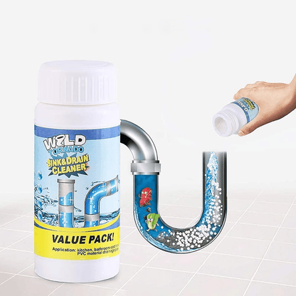 Powerful Drain Cleaner Powder – Fast-Acting Unblocker for Stubborn Clogs and Odors, Safe for All Drains-4