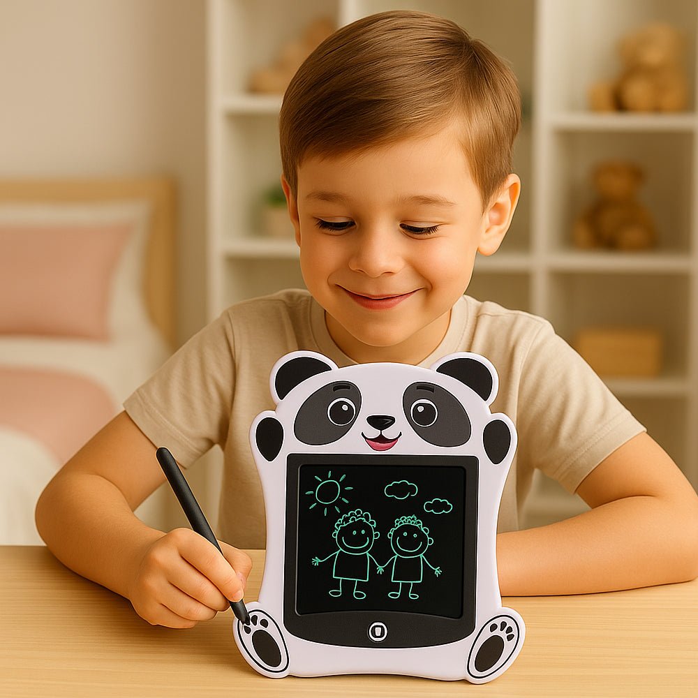 Drawbuddy 8.5 " - LCD drawing board for children with animal motifs & stylus 0