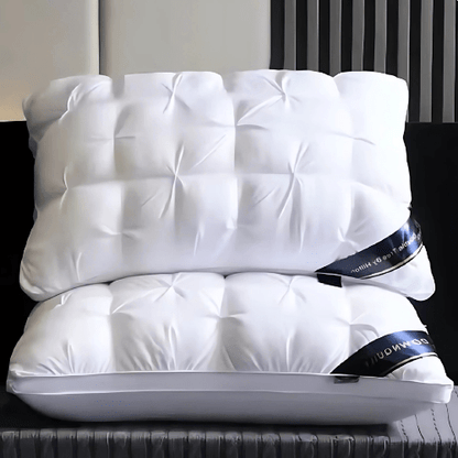 DREAMFEATHER – Luxury Goose Down Pillow for Restful Sleep