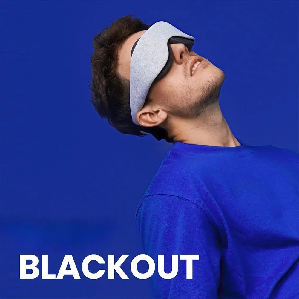 DreamFoam 3D – Memory Foam Sleep Mask with Adjustable Eye Cups