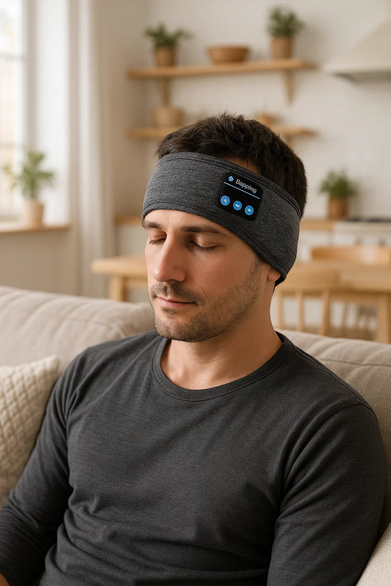 DREAMSYNC – Masque de sommeil Bluetooth pour un sommeil relaxant et confortable