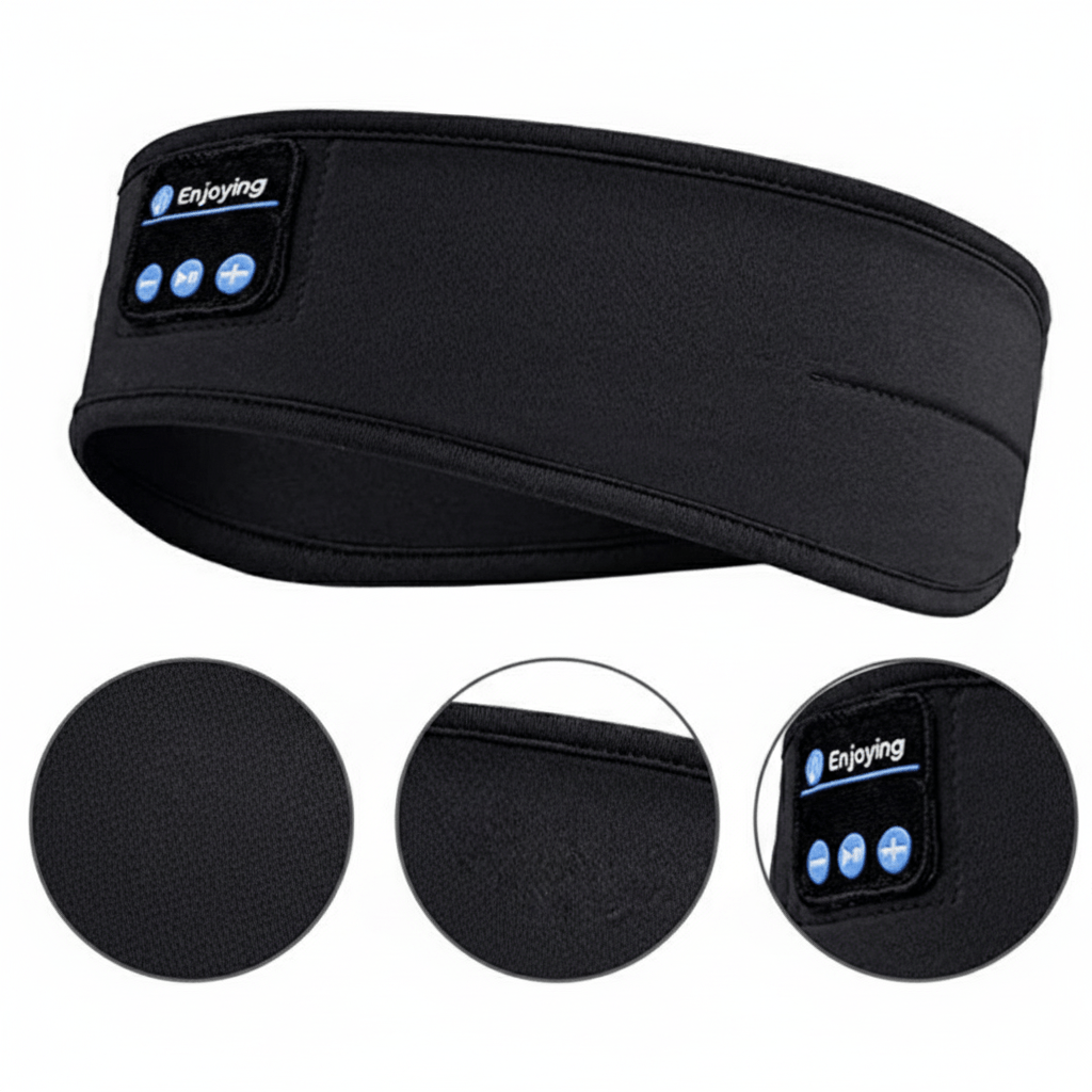 DREAMSYNC – Masque de sommeil Bluetooth pour un sommeil relaxant et confortable