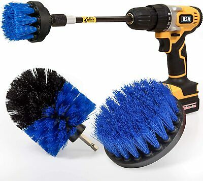 Variant image for 3-Piece Drill Brush Set for Efficient Cleaning – Versatile Scrub Brushes for Tiles, Toilets, and Glass Doors-3