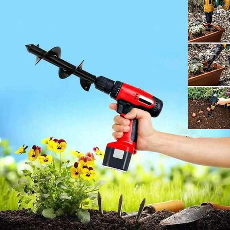 Efficient Ground Hole Drill for Planting and Fence Installation – Carbon Steel Construction, 45cm Size Option-2