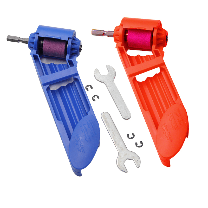 Drill Grinder for Blunt Drills – Affordable Drill Sharpener for Home Use, Easy to Operate, Blue or Orange-3