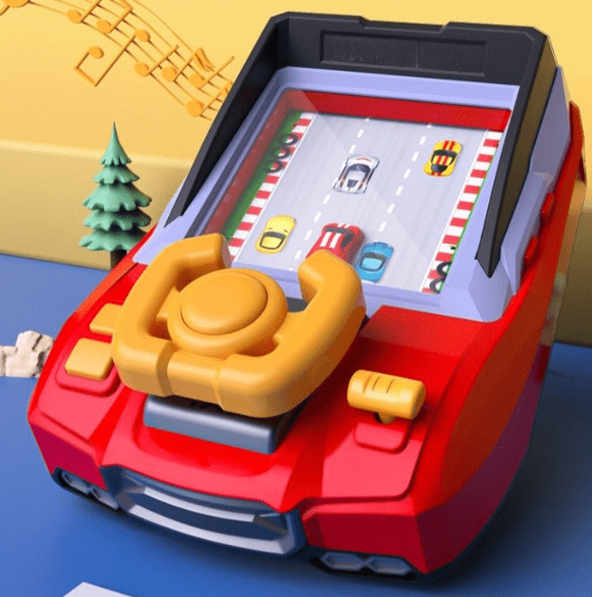 Driveo Dash - Volant de course interactif pour enfants - Expérience de conduite réaliste pour le développement de la motricité