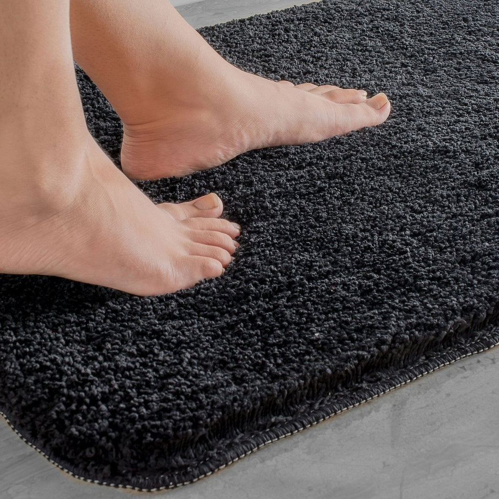Luxura UltraSoft badmat | Superabsorberend microvezel badkamervloerkleed met antislip achterkant