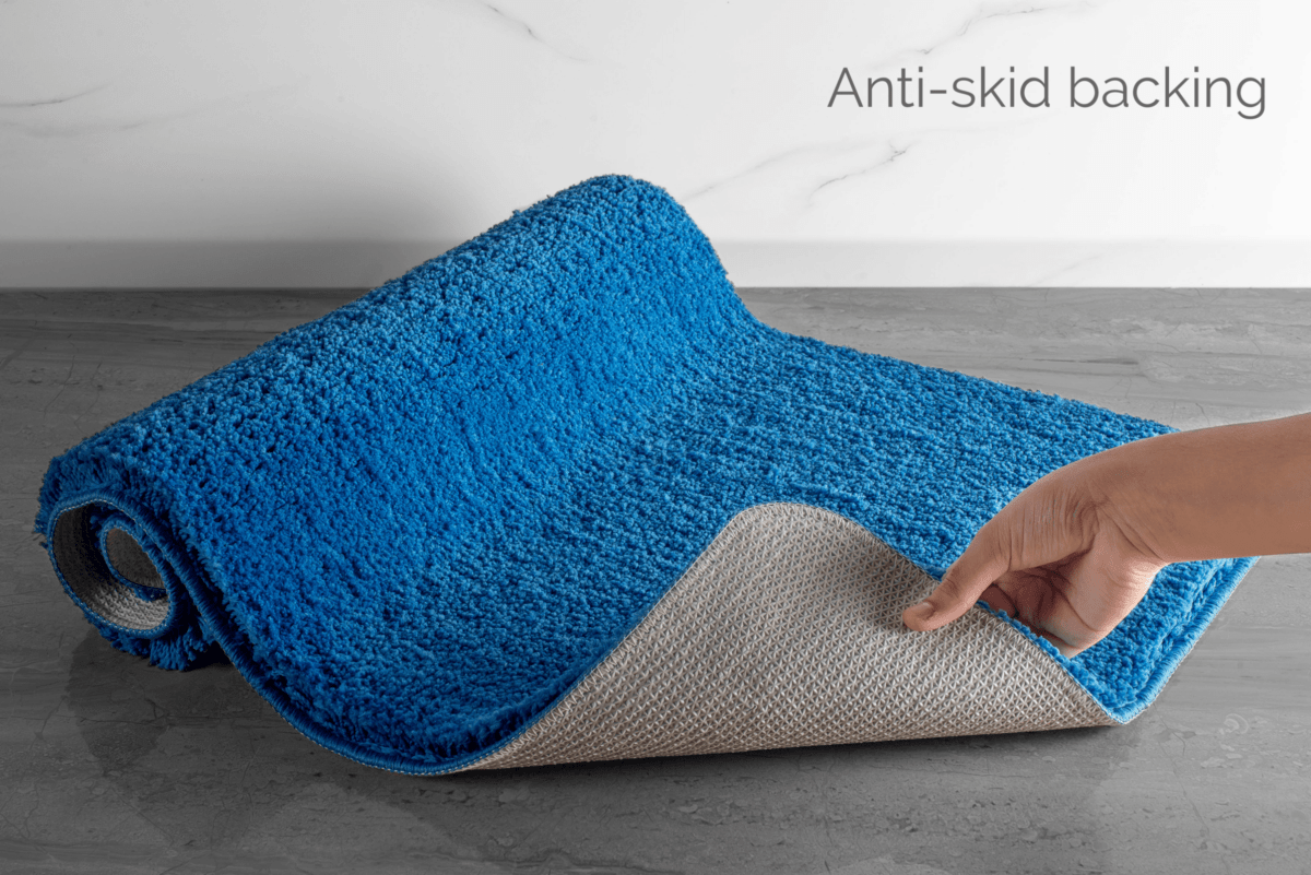 Alfombrilla de baño Luxura UltraSoft | Alfombra de baño de microfibra superabsorbente con respaldo antideslizante