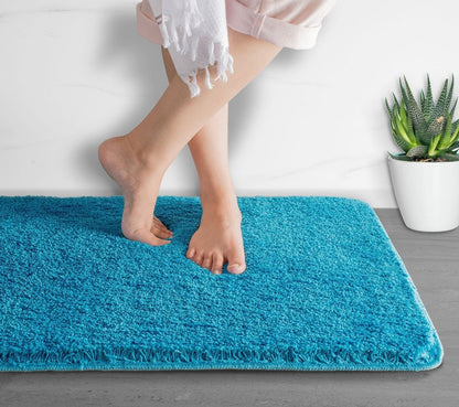 Alfombrilla de baño Luxura UltraSoft | Alfombra de baño de microfibra superabsorbente con respaldo antideslizante