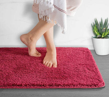 Alfombrilla de baño Luxura UltraSoft | Alfombra de baño de microfibra superabsorbente con respaldo antideslizante