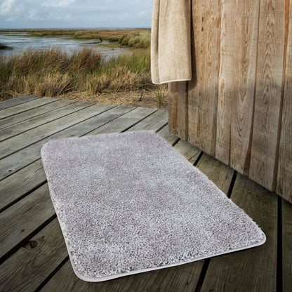 Alfombrilla de baño Luxura UltraSoft | Alfombra de baño de microfibra superabsorbente con respaldo antideslizante