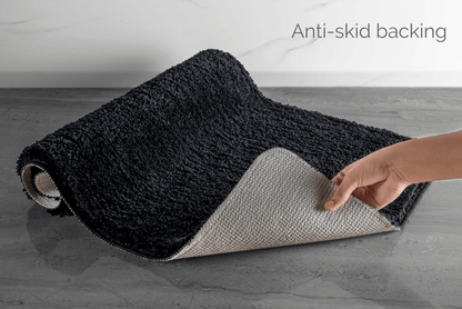 Alfombrilla de baño Luxura UltraSoft | Alfombra de baño de microfibra superabsorbente con respaldo antideslizante