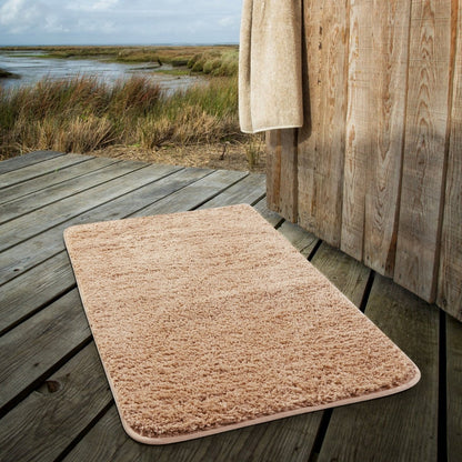 Alfombrilla de baño Luxura UltraSoft | Alfombra de baño de microfibra superabsorbente con respaldo antideslizante