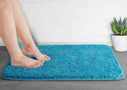 Alfombrilla de baño Luxura UltraSoft | Alfombra de baño de microfibra superabsorbente con respaldo antideslizante