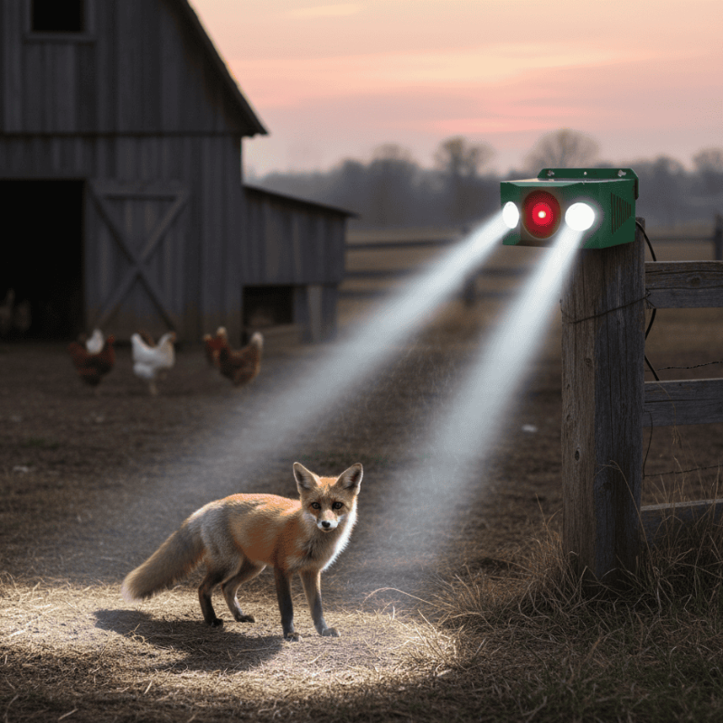 DUALGUARD – High Volume Solar Warning Lights to Deter Predators
