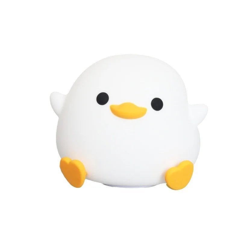 DUCKYGLOW – Cute Duck LED Night Light with Touch Sensor Silicone Lamp for Kids 5