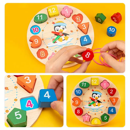 Eduquest 5-in-1 Montessori Set – Wooden Learning Toy for Babies – Motor Skills & Sensory Development from 6 Months