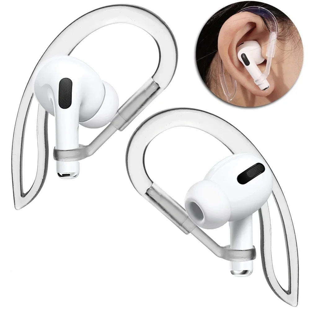 Adjustable Silicone Ear Hooks for Airpods 1 & 2 - Anti-Slip Sports Accessories 3