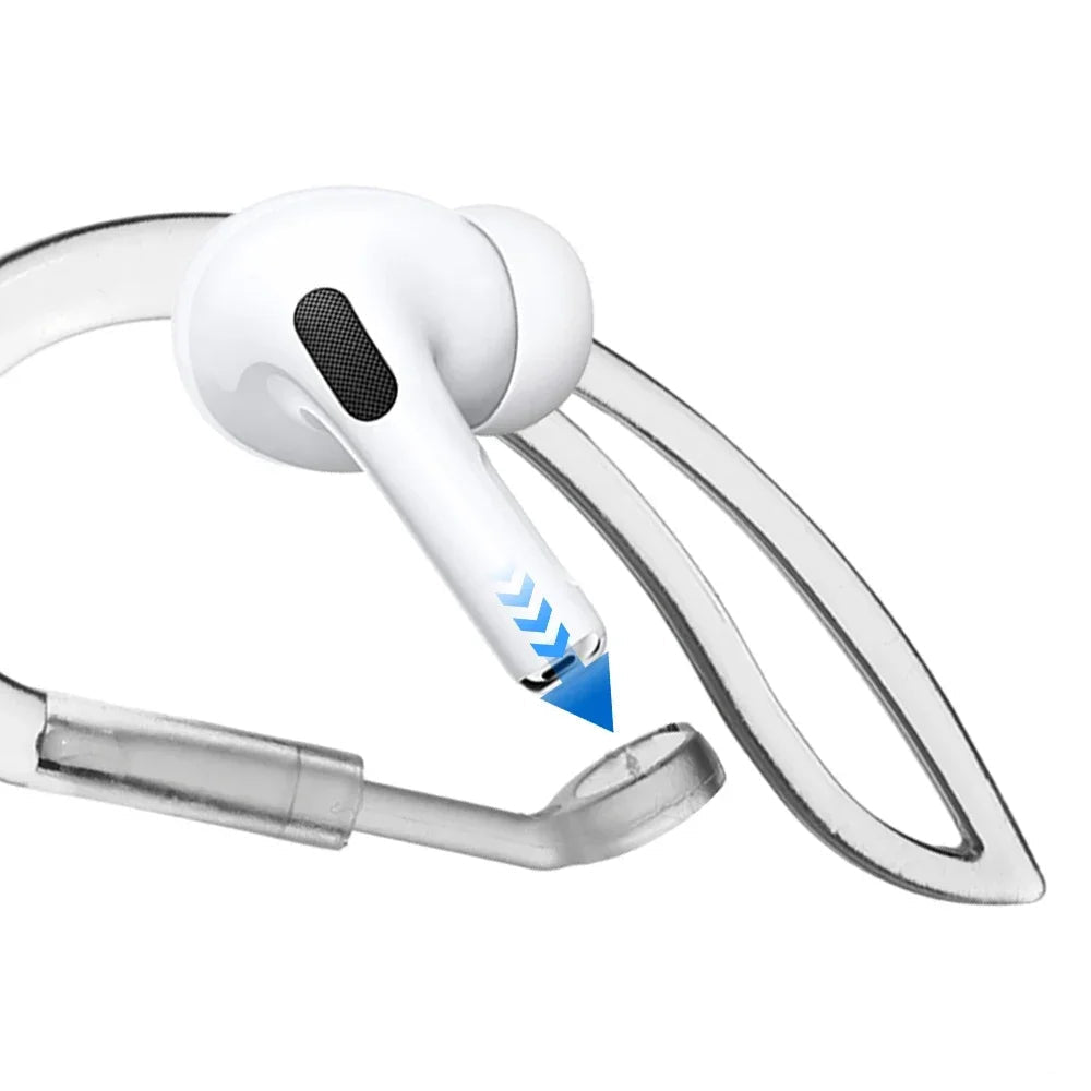 Adjustable Silicone Ear Hooks for Airpods 1 & 2 - Anti-Slip Sports Accessories 4