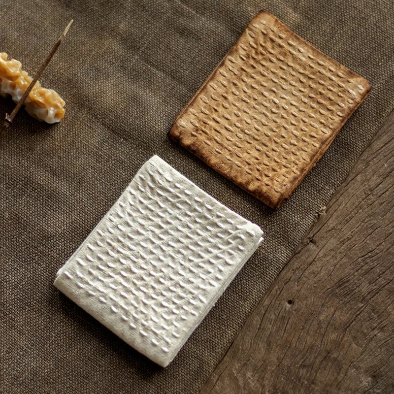 EARTHCHA – Handmade Cotton Linen Dishcloth for Japanese Tea Rituals