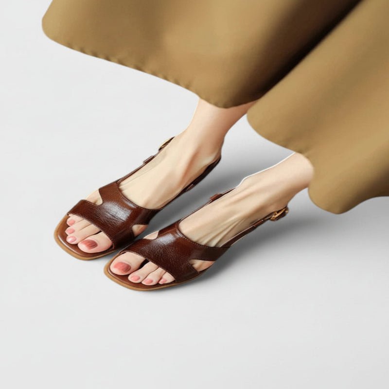 BREEZA - Women's Lightweight Open Toe Strap Sandals for Summer Comfort 1