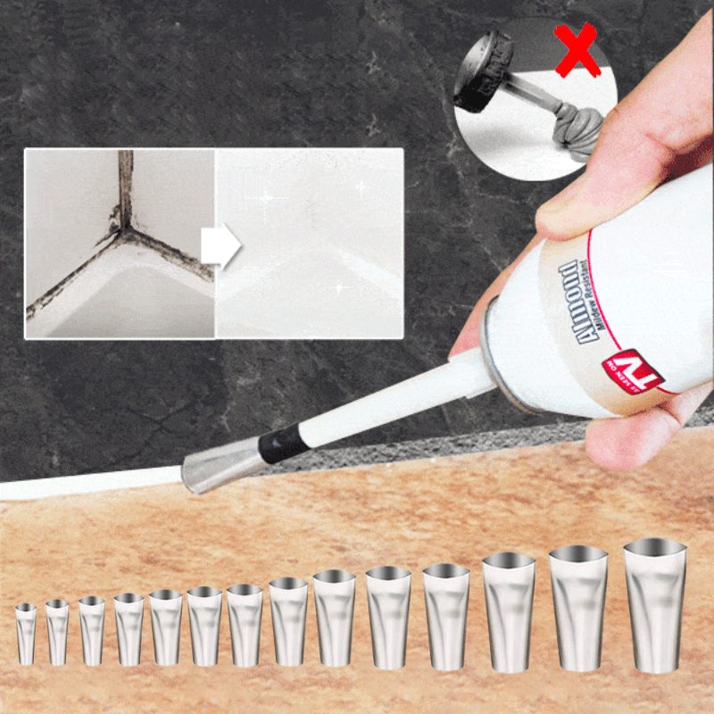 14-Piece Applicator Set for Seamless Sealing – Durable Stainless Steel Caulking Tools for Home Use-2