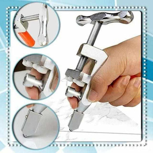 Professional Glass and Tile Cutter with Ergonomic Handle and Extra Blades – EasyCut Pro for Precision Cutting-1