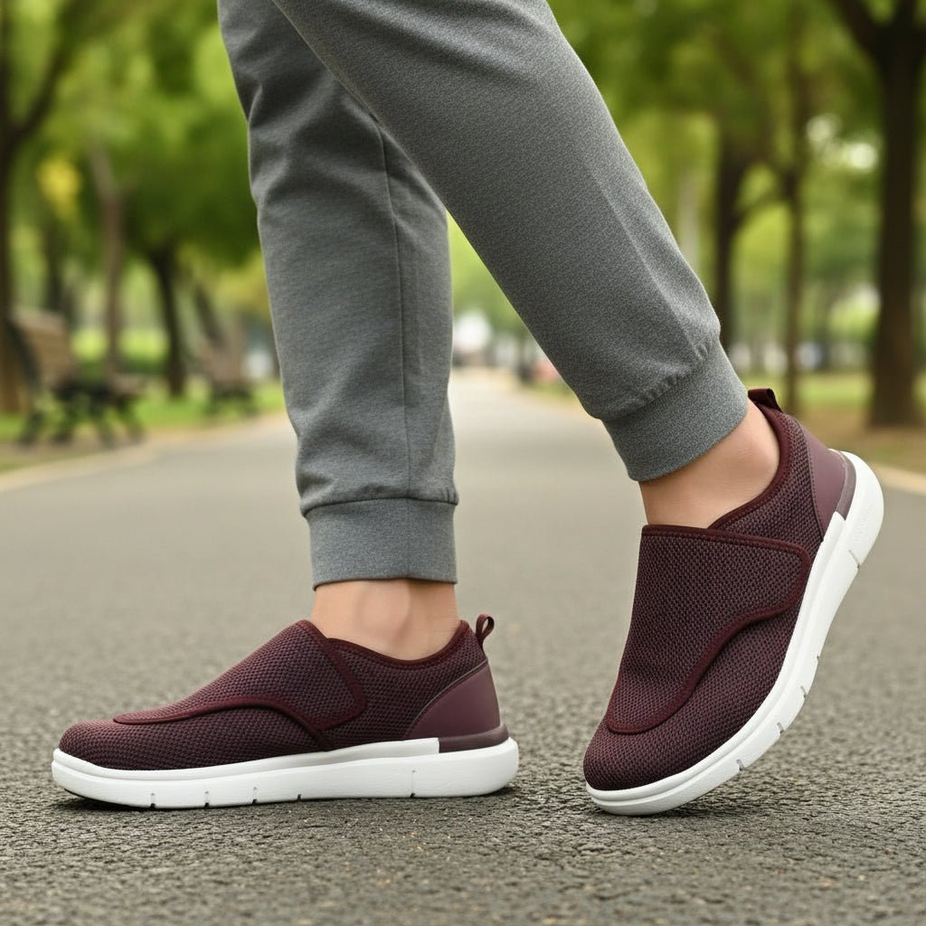 WALKORA – Extra Wide Women’s Walking Shoes with Adjustable Velcro Strap 1