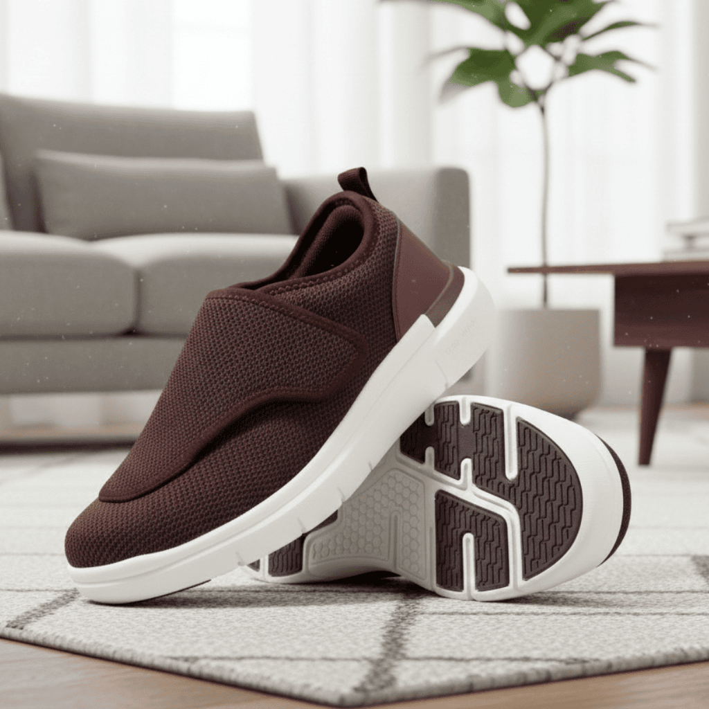 WALKORA – Extra Wide Women’s Walking Shoes with Adjustable Velcro Strap 0