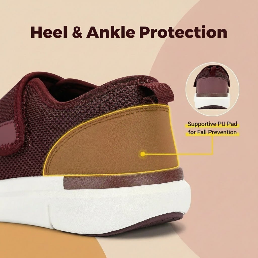 WALKORA – Extra Wide Women’s Walking Shoes with Adjustable Velcro Strap 6