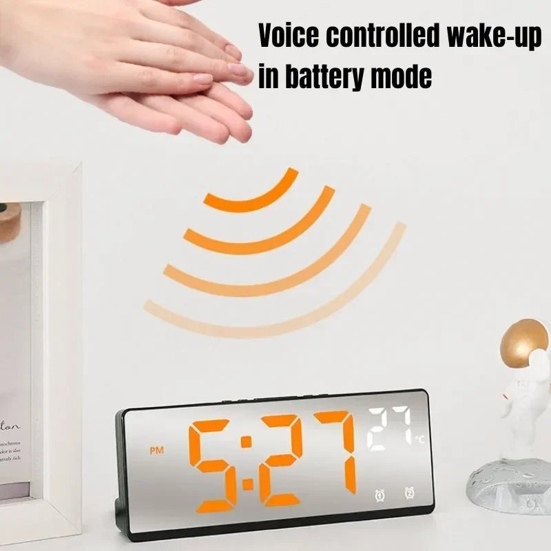 CLAPSYNC SMART – Voice Control Digital Alarm Clock with Dual Alarms 5