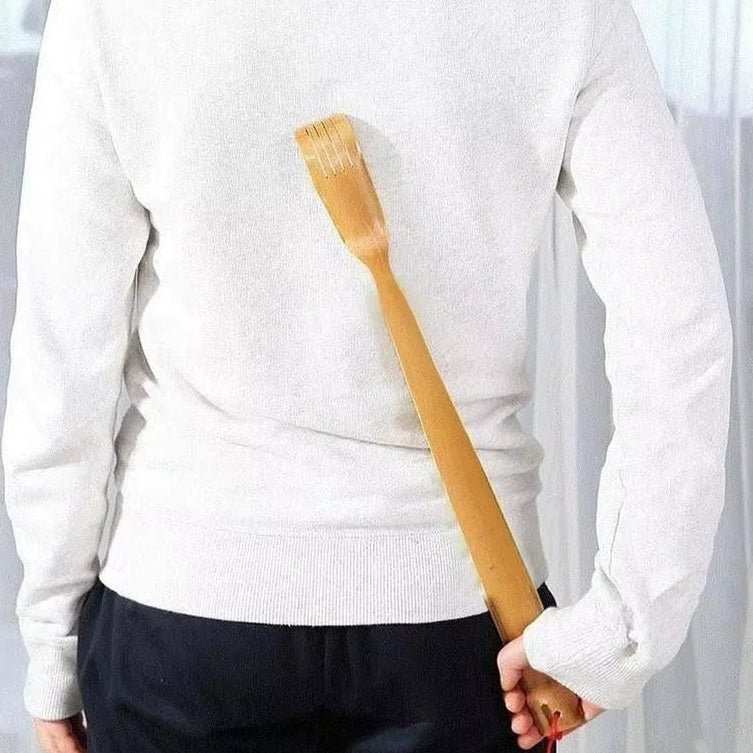 SCRATCHBAM – Handmade Bamboo Back Scratcher 16.5 Inch Eco-Friendly Itch Relief Tool 1
