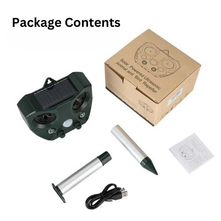 EcoSonic Guard – Ultrasonic Animal Repellent for Outdoor Use