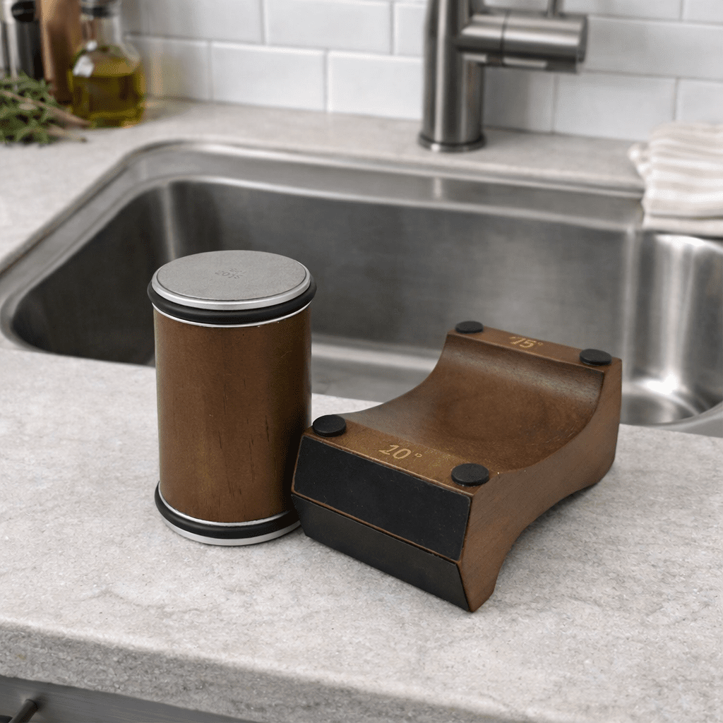 EDGEKIT – Sistema professionale per l'affilatura di coltelli a quattro lati con diamante