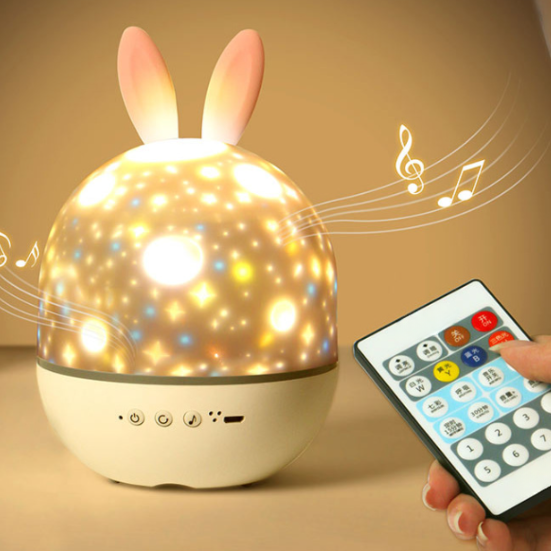 Dreamnova Sphere – Children's Night Light and Star Projector – Soothing Sleep Aid with Remote and Timer