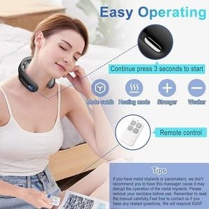 Ekorelief - Masseur électrique pour le cou pour soulager les douleurs profondes