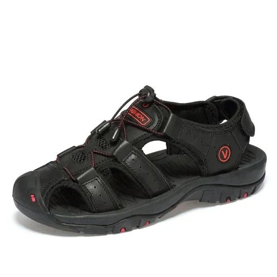 Elegance-Urban - Men's Closed Toe Walking Sandals with Adjustable Straps 3