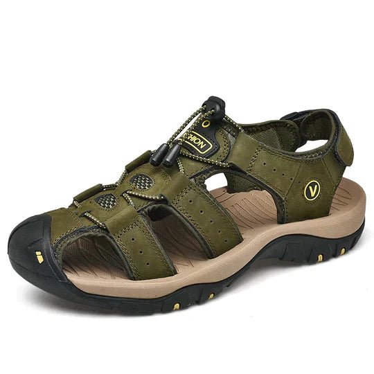 Elegance-Urban - Men's Closed Toe Walking Sandals with Adjustable Straps 6