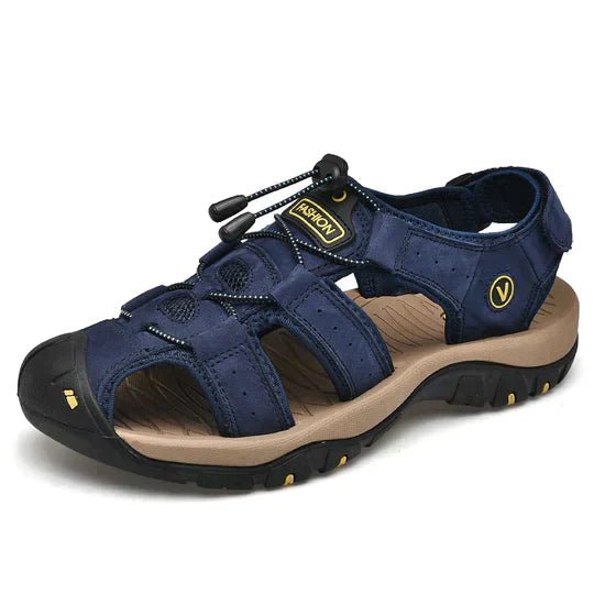Elegance-Urban - Men's Closed Toe Walking Sandals with Adjustable Straps 4