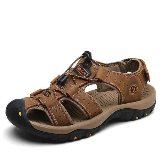 Elegance-Urban - Men's Closed Toe Walking Sandals with Adjustable Straps 5