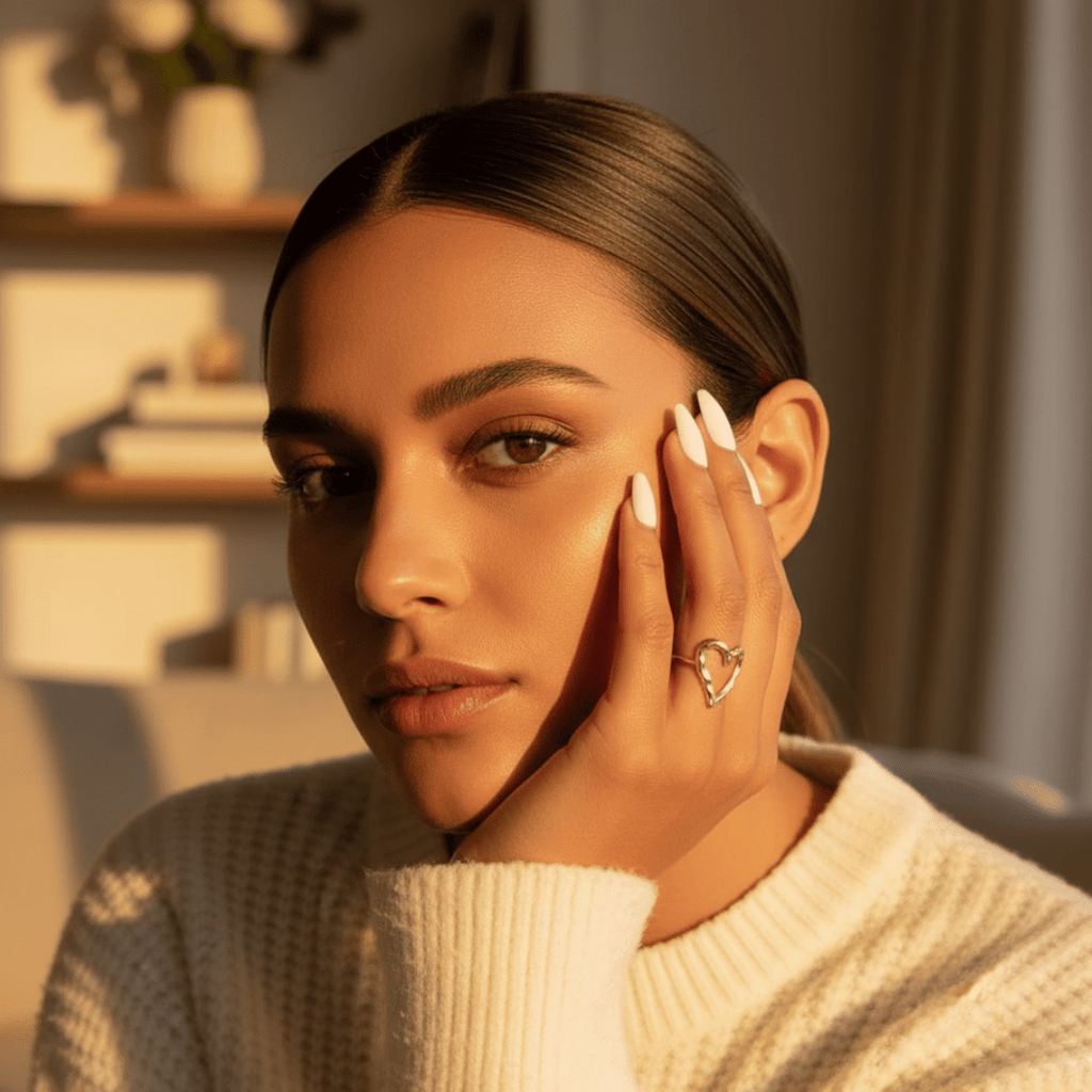 Ocean Drift Hart Gouden Zilveren Ring